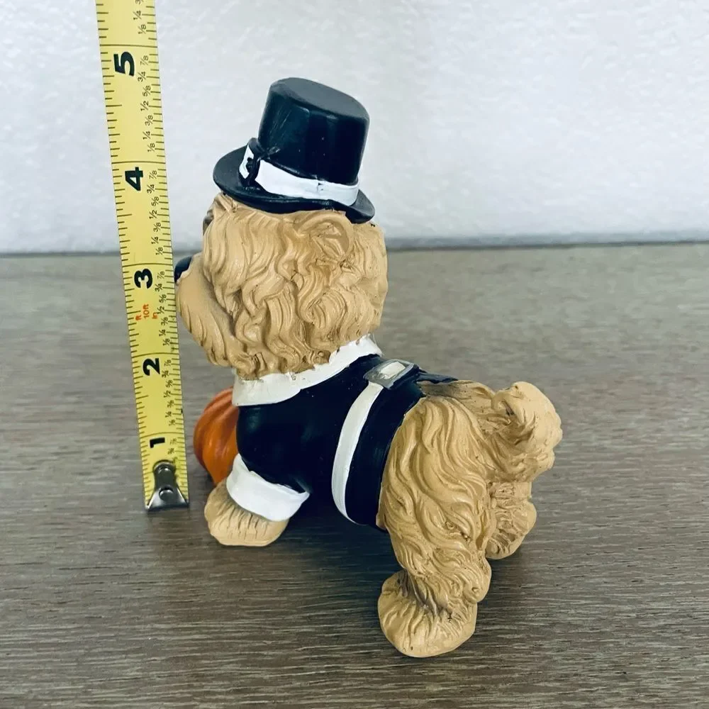 Shaggy Dog Fall Halloween Tier Tray Decor Figurine